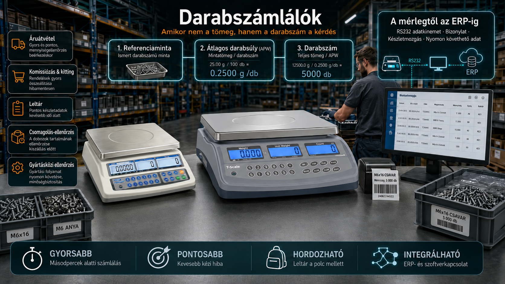 Mérlegek a raktárban III